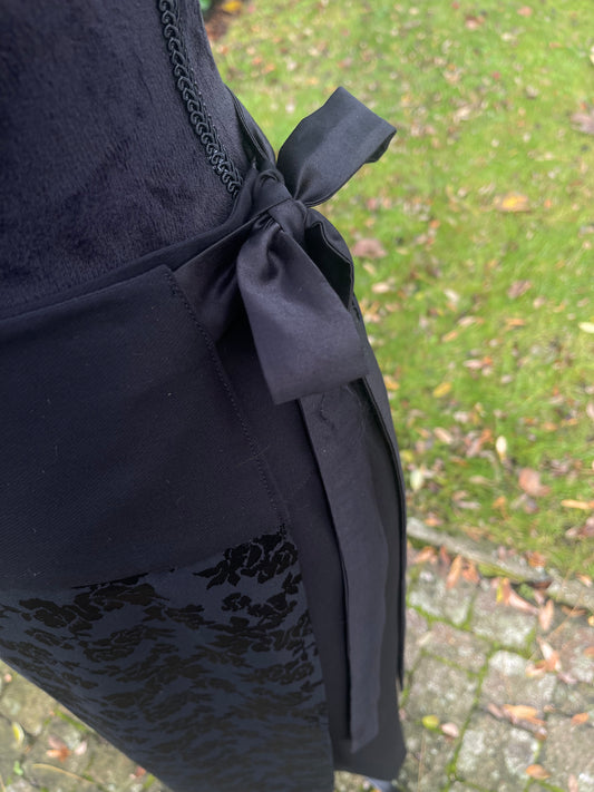 wikkelrok in twee verschillende stoffen op maat