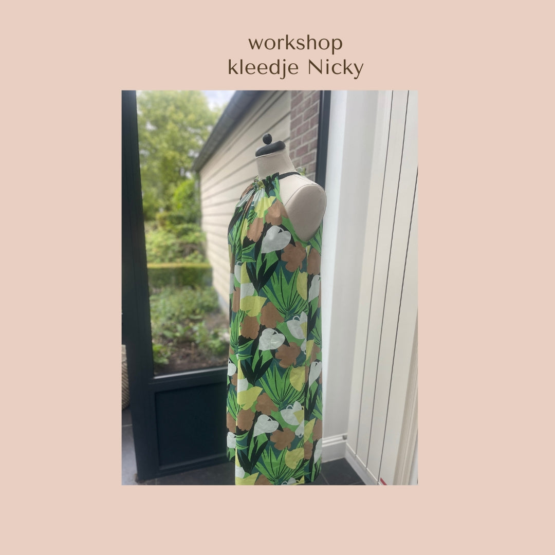 workshop kleedje Nicky :za 11 juli 13-17u