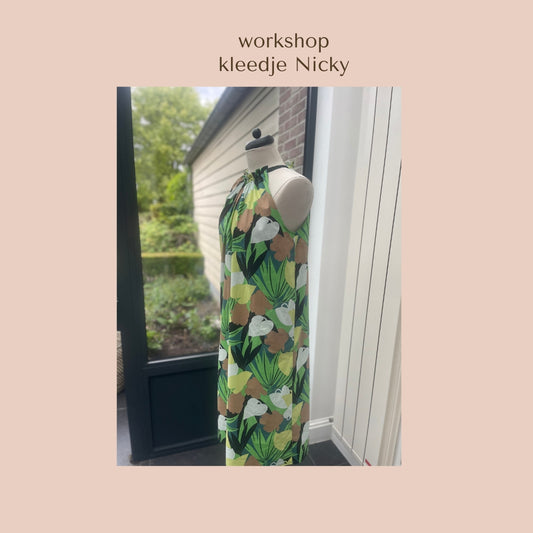 workshop kleedje Nicky :za 11 juli 13-17u