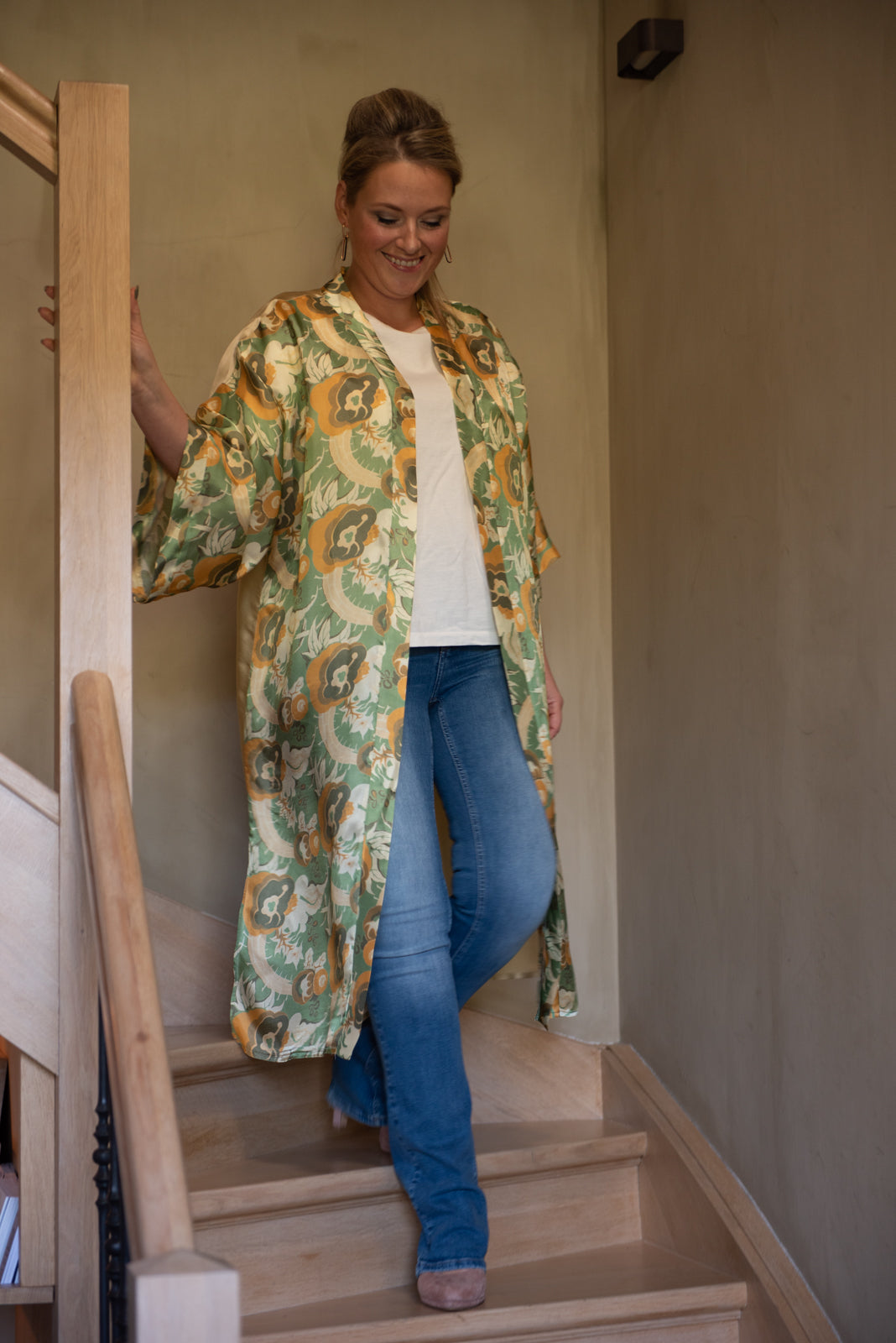 Exclusieve kimono kant en klaar om te dragen. Onmiddellijk leverbaar!